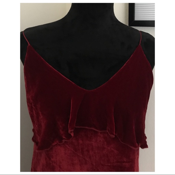 ALICE + OLIVIA RUFFLE MINI SLIP DRESS - Picture 3 of 8